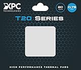 XPC Technologies T20 Series 20W/mK Thermal Pad, 100 x 100mm, 0.5mm to 3.5mm, Non-Conductive for GPU, Electronics, Computer Parts