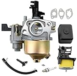 Gx160 Carburetor for Honda GX120 GX160 GX200 5.5HP 6.5 HP Small Engine carb Replaces# 16100-ZH8-W61，include Air Filter Housing with air Filter Assembly - By LEIMO