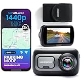 Nextbase 522GW Dash Cam with Protective Carry Case – QHD 1440p, Wide-Angle Night Vision Lens with Built-in Polarising Filter – Wi-Fi, 10 Hz GPS, Bluetooth, Emergency SOS
