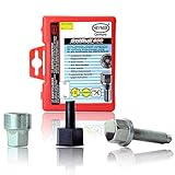 HEYNER Spare Wheel Anti-theft Locking Bolt Fits VW T5 Transporter 2003-2013 Campervan Security Lock 52mm thread BIA/A