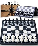 Jaques of London Magnetic Chess Set | Travel Chess Set | Folding Chess Board and Chess Pieces | Quality Chess Sets | Since 1795