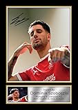 Dominik Szoboszlai Signed Autographed Portrait Poster Print – Hungary & Liverpool F.C. Football Memorabilia – Premium Collectible Wall Art Gift for Fans, A4 Poster Print (297x210mm)