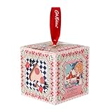 Cath Kidston Dice Bath Bomb 160g, Festive Scents, Cedar Fragrance, Stocking Filler, Christmas Tree Decoration, Beauty Gift for Her, Vegan and Cruelty Free