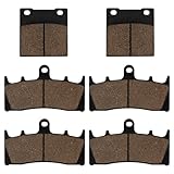 SOLLON Front Brake Pads for Suzuki Bandit 1200 GSF1200S 2001-2005, GSXR1100W 1993-1998, GSXR750W 1994-1996, Hayabusa GSX1300R 1999-2007, TL10R 1999-2003