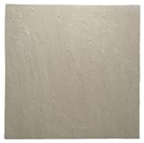 The Stonemart Raj Green Riven Sandstone 600x600mm Paving Slabs – Pack of 20 – Durable Indian Stone Paving for Large Patios, Terraces & Garden Spaces
