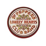 The Beatles Enamel Pin Badge (Sgt Pepper's Club Band Design) 2.5cm x 2.5cm - Official Merchandise