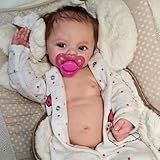 Anano Reborn Baby Dolls Silicone Full Body-18 In Realistic Baby Doll Girl, Full Silicone Babys Doll, Real Life Reborn Dolls, Newborn Babies Girl With Accessories