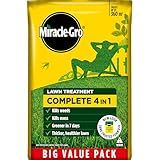 Miracle-Gro Evergreen Complete 4-in-1 Lawn Food, Weed & Moss Control, 360 m2, Yellow