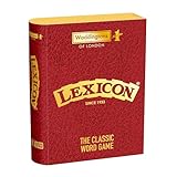 Waddingtons Number 1 Lexicon Book The Classic Word Game, create crosswords and anagrams, educational travel game, great gift for ages 8 plus, Red