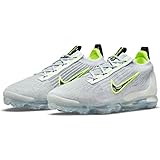NIKE Air Vapormax 2021 FK Men's Trainers Sneakers Shoes DH4085 (Wolf Grey/White/Volt/Black 001) UK7.5 (EU42)