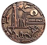 Death Plaque DEAD MAN'S PENNY War Soldier ww2 Poppy Day