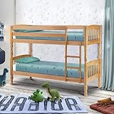 Julian Bowen Bunk Bed, Wood, Pine, Single
