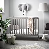 Obaby Bantam Space Saver Cot - Taupe Grey