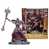McFarlane Toys World of Warcraft Undead: Priest/Warlock (Rare) 1:12 Scale Posed Figure with 3 Weapons, Interchangeable Armor, Extra Hand, Head, Mystery Weapon, and Display Base