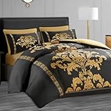 Lazzaro King Size Duvet Cover Sets - Premium Microfiber Reversible Kingsize Duvet Cover Sets - Ultrasoft Hypoallergenic Luxury Quilt Cover King Size Bedding Set With Zipper Closure