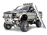 TAMIYA Off-road vehicle Toyota Hilux High Lift RC model kit with electric motor, 300058397, 1:10