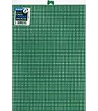 Darice Plastic Canvas 7 Count 10X13-Christmas Green