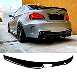 Auto Perfectionists UK Rear Boot Spoiler Compatible With BMW 1 Series Coupe 1M E82 2007-2013 ABS Gloss Black