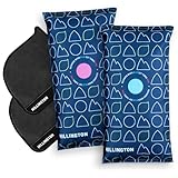 Hillington Reusable Car Interior Dehumidifier Bag and Dashboard Mounting Anti-Slip Mat - Ideal for Use in Vehicles to Prevent Damp, Moisture, and Condensation (2 x 1KG)