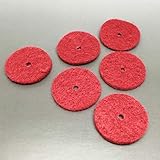 Red Spool Pin Felt Discs 6 Pieces Austin Brother Singer Pfaff and Other Brands