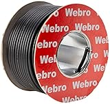 Webro RG6 TV and Satellites Coaxial Coax Cable - 50m - Black