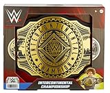 Mattel WWE Championship Title Belt, Adjustable for Kids Role Play, HNY45, Black
