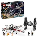 LEGO Star Wars 75393 TIE Fighter & X-Wing Mash-up - Building Toy with 2 Starships, 4 Minifigures and a Droid Figure, Creative Gift for 9+ Year Old Boys and Fans