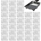 30Pcs Disposable Paint Tray Liners 9 Inch Paint Roller Tray Liners Paint Pan Liners Plastic Paint Tray Liner Bags Paint Tray Covers Large Paint Roller Tray Liner Set for Walls and Ceilings Painting