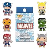 Loungefly Marvel POP! Enamel Pin - 1 Of 12 to Collect - Styles Vary - Avengers - Blind Box Enamel Pins - Cute Collectable Novelty Brooch - for Backpacks & Bags - Gift Idea - Official Merchandise