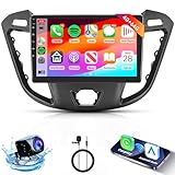 Hodozzy 4G+64G Android Car Stereo with 9 inch Touch Screen for Ford Transit Tourneo Custom 2013-2021, Wireless Carplay Android Auto, GPS, Mirror Link, Bluetooth, WiFi, EQ, FM/RDS