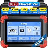 XTOOL D7 Car Diagnostic Tool, Bidirectional OBD2 Scanner with All System, Online/ECU Coding, 36+ Resets-Oil/EPB/SAS/DPF/Battery/Throttle, Live Data, FCA/DOIP/CAN FD, 3-Year Updates, Cover 10000+ Cars
