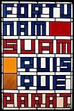 Theo van Doesburg A4 Photo stained glass window leaded glass