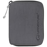 Lifeventure Men's RFID Protected Bi-Fold Wallet, Made from eco-Friendly Recycled Material, Grey, One Size
