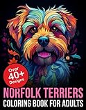 Norfolk Terrier Coloring Book For Adults
