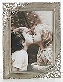 Shudehill Lace Rustic Steel Grey Picture Frame for 6" x 4" photograph