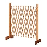 Easylife Solid Wood Expanding Fence, Mobile and Movable Fence, Gardeners & Pet Owners, Fold-able Design and Lightweight, H:90cm x W:30-190 cm from Easylife Lifestyle Solutions - Natural Wood