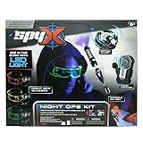 SpyX - Night Ops Kit for Kids - 4 Piece Set for Spy Missions in the Dark - Includes Night Ops Glasses, Invisible Ink Pen, Micro Listener, Motion Alarm, 6+ Years