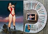 Vampirella Playing Cards (Poker Deck 54 Cards All Different) Vintage Fantasy Comic Art by Enrich Torres