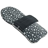 Fleece Footmuff Compatible with Mamas & Papas Sola - Grey Star