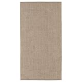 IKEA VODSKOV Rug, flatwoven, 80x150 cm, Natural/Light Grey