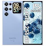 OUKITEL C62 PRO Mobile Phones, 24GB+256GB/1TB Smartphone, 6.88" Display & 1.81" Rear Screen, 5150mAh Battery Android 15 Phone, 13MP Camera, 4G Dual SIM Free Mobile Phone, 5G WiFi|BT5.0|NFC|GPS, Blue