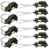 Bells Box Set of 10 London Black Taxi Keyrings – British Souvenir Gift Pack – Iconic UK Cab Keychains for Tourists, Collectors & Party Favours