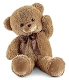 YunNasi Big Teddy Bear Giant Teddy Bear Large Stuffed Animal Plush Soft Toy for Girlfriend Kids on Birthday (35 Inch Brown)
