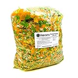 HERONS - Pond Flakes 1 KG - 10L - For Koi, Carp and Other Pond and Coldwater Fish - With Essential Vitamins, Minerals and Trace Elements - Supports Healthy Immune System - Does Not Cloud Water