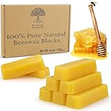 Eco Lux 8 Beeswax Blocks 100% Pure Natural Organic Bees wax 180g