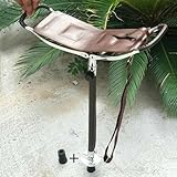 Shooting Seat Stick | Quality Hunting Stick | Adjustable Antique Brown Shooting Stick | Very Durable Leather Seat Folding Chairs | Lightweight Walking Stick