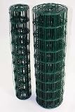 Easipet PVC Coated Galvanised Steel Garden Fencing, Green, 120cm x 10m