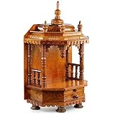 Nagina International Premium Hand Made Temple | Indian Mandir | Sheesham Wooden Temple (Rosewood)
