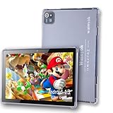 Wainyok 10.1 Inch Android Kids Tablet: 6GB + 64GB 1TB Expand Tableta with 2.0GHz Octa-Core Processor | 5MP + 8MP Dual Cameras, HD IPS Screen, 2.4G/5G WiFi, Bluetooth 5.0, GMS (Clear)
