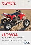 Clymer Honda TRX450R & TRX450ER, 2004-2009 (Clymer Motorcycle Repair) (Clymer Manuals: Motorcycle Repair)